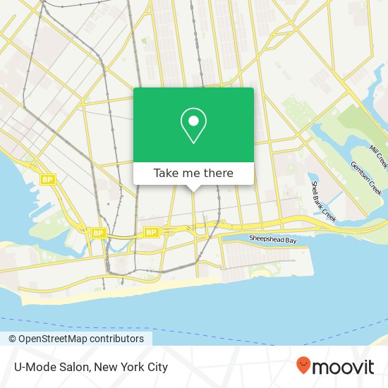 U-Mode Salon map