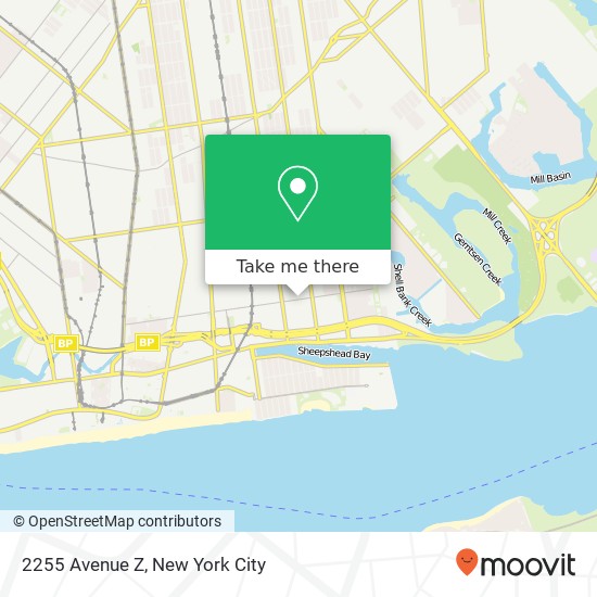 Mapa de 2255 Avenue Z