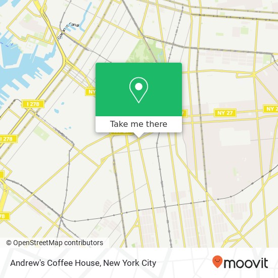 Mapa de Andrew's Coffee House