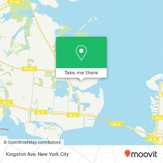 Kingston Ave map
