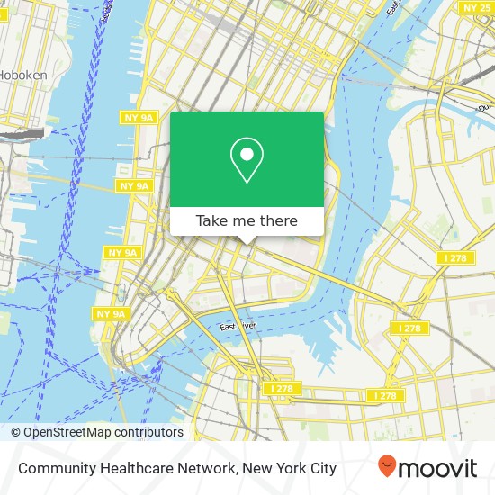 Mapa de Community Healthcare Network