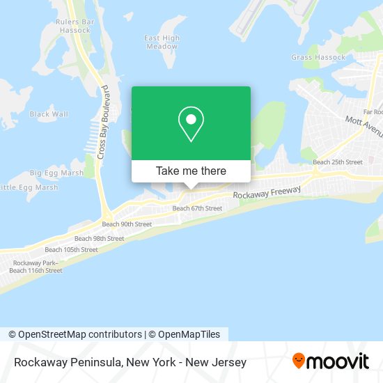 Mapa de Rockaway Peninsula