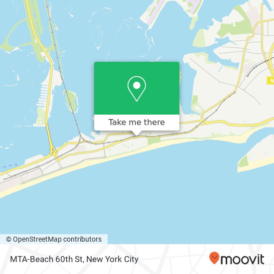 Mapa de MTA-Beach 60th St