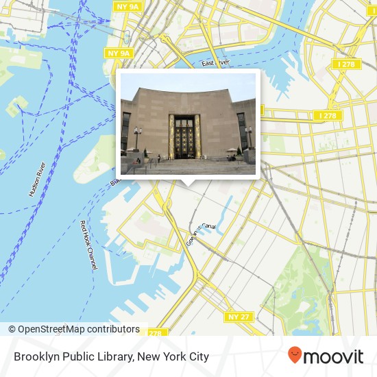 Brooklyn Public Library map
