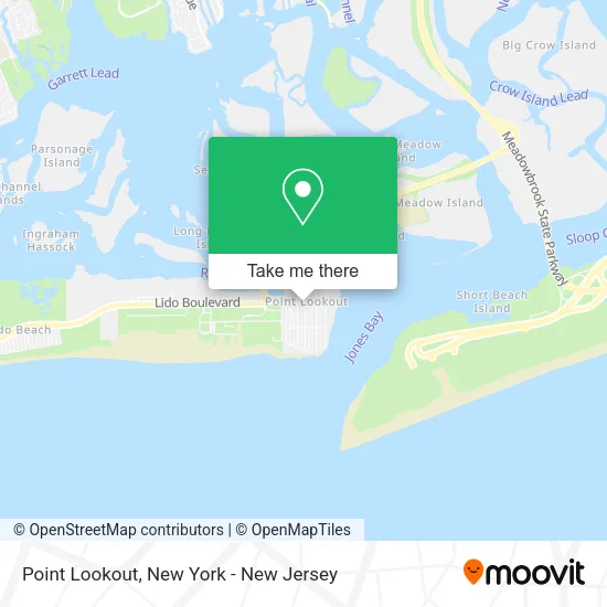 Point Lookout map