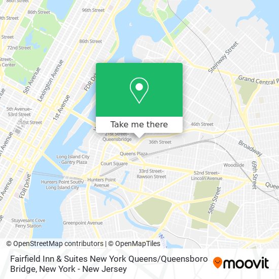 Fairfield Inn & Suites New York Queens / Queensboro Bridge map