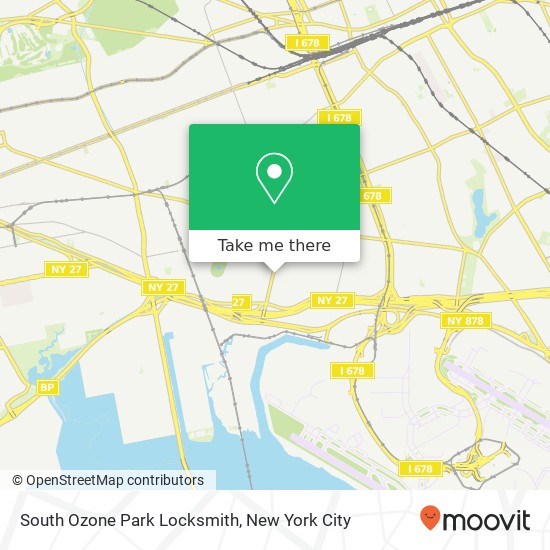 South Ozone Park Locksmith map