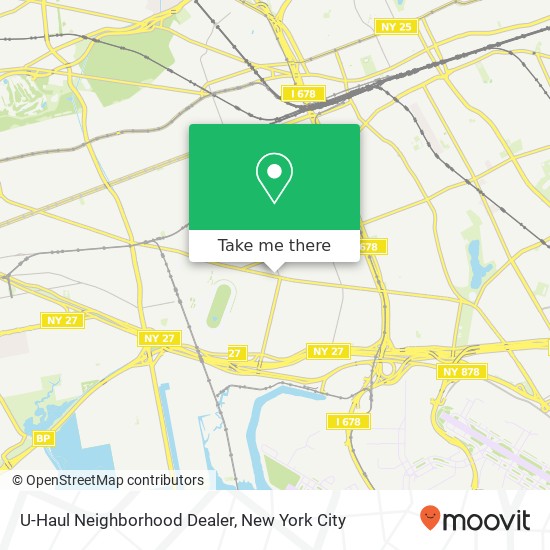 Mapa de U-Haul Neighborhood Dealer