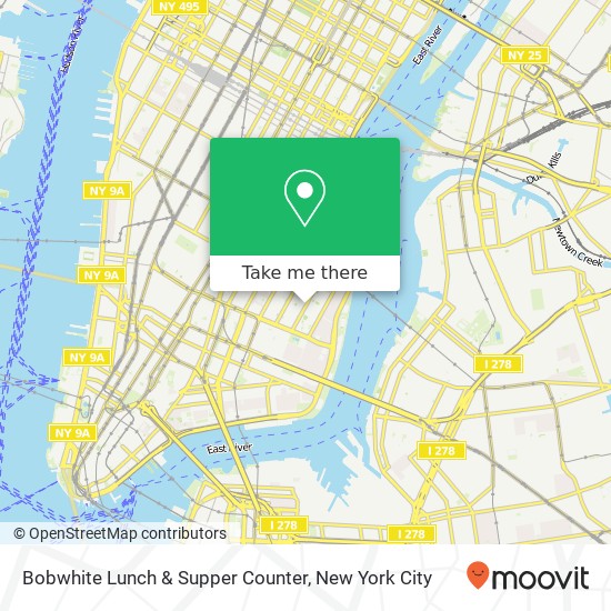 Bobwhite Lunch & Supper Counter map