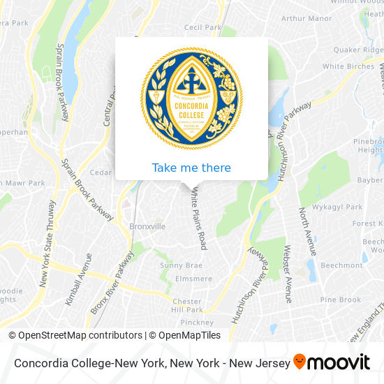 Mapa de Concordia College-New York