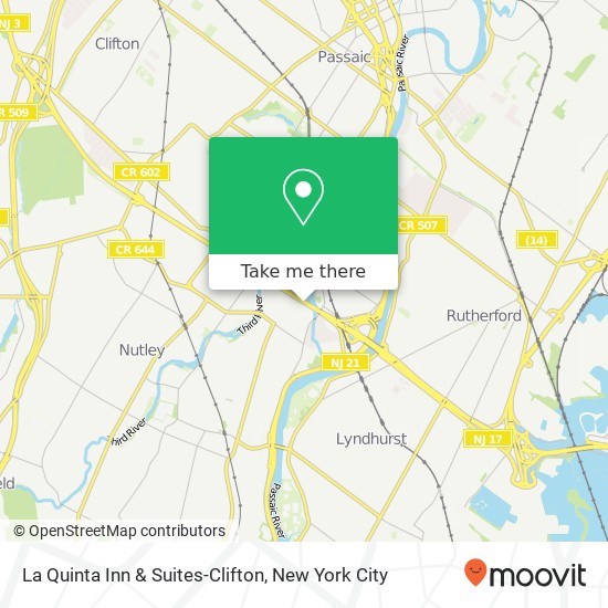 Mapa de La Quinta Inn & Suites-Clifton