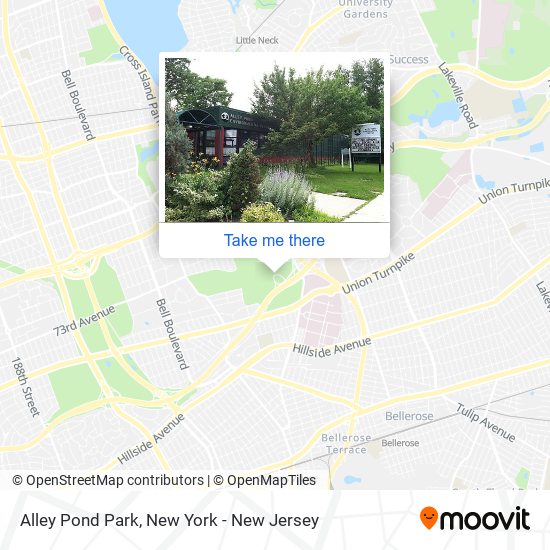 Mapa de Alley Pond Park