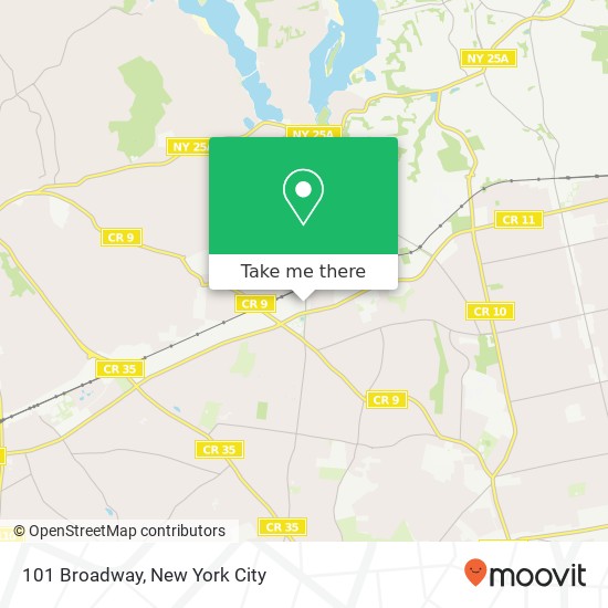 Mapa de 101 Broadway