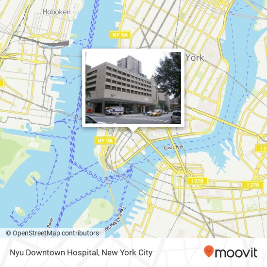 Nyu Downtown Hospital map