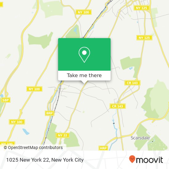 Mapa de 1025 New York 22