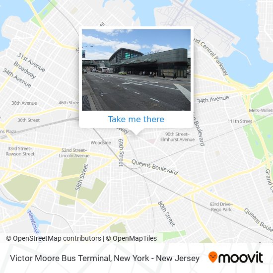 Victor Moore Bus Terminal map