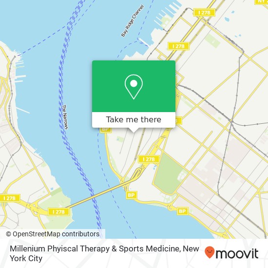 Millenium Phyiscal Therapy & Sports Medicine map