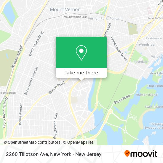 Mapa de 2260 Tillotson Ave
