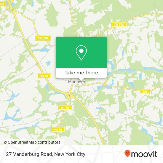 Mapa de 27 Vanderburg Road