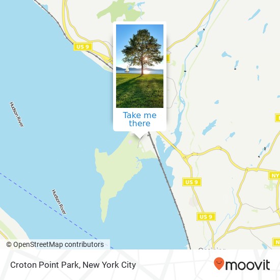 Croton Point Park map