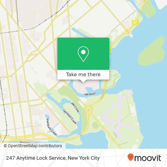 247 Anytime Lock Service map