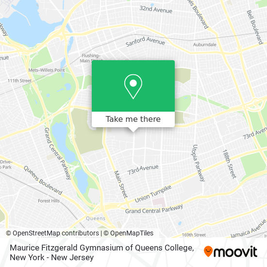 Maurice Fitzgerald Gymnasium of Queens College map