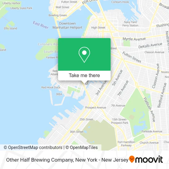 Other Half Brewing Company map