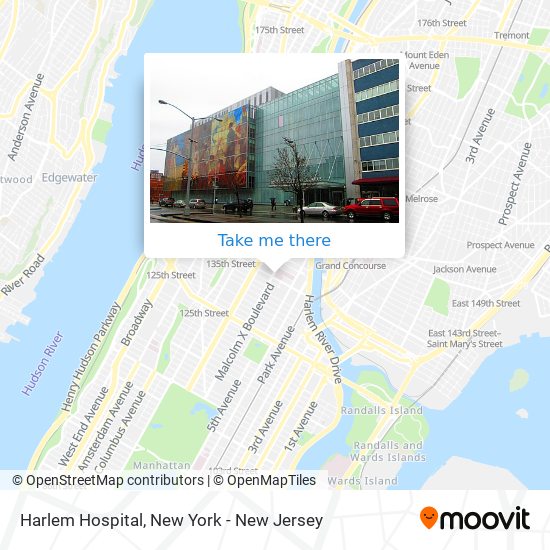 Mapa de Harlem Hospital
