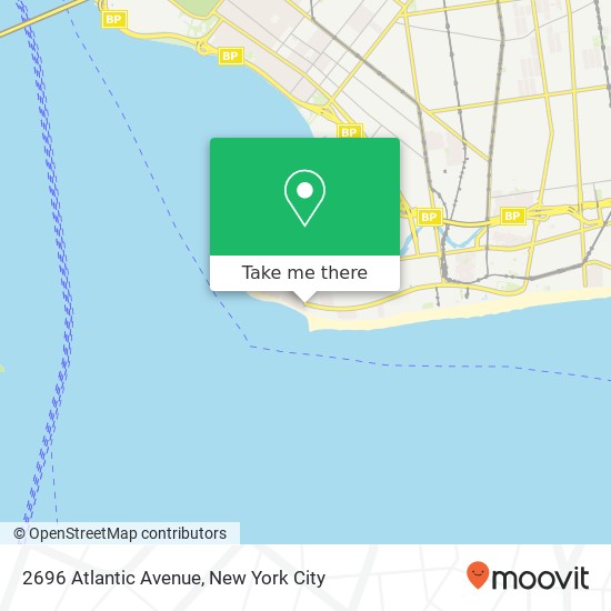 Mapa de 2696 Atlantic Avenue