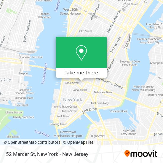 52 Mercer St map