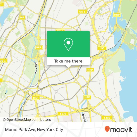 Mapa de Morris Park Ave