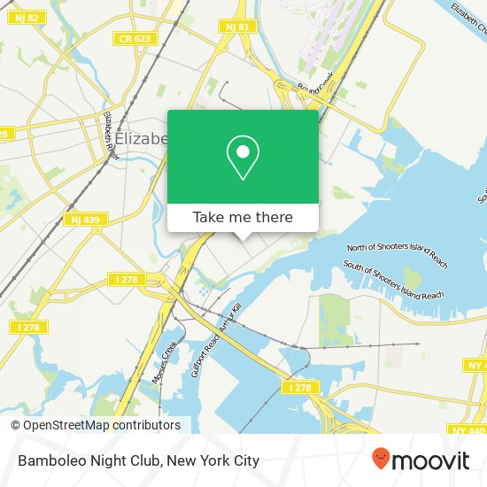 Bamboleo Night Club map