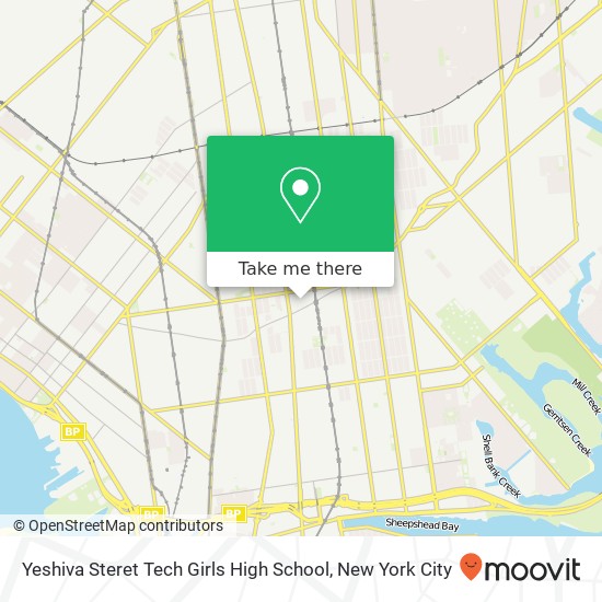 Mapa de Yeshiva Steret Tech Girls High School