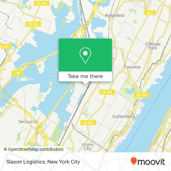 Slason Logistics map