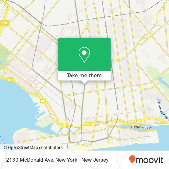 2130 McDonald Ave map