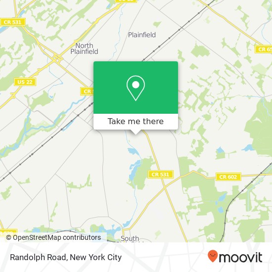 Mapa de Randolph Road