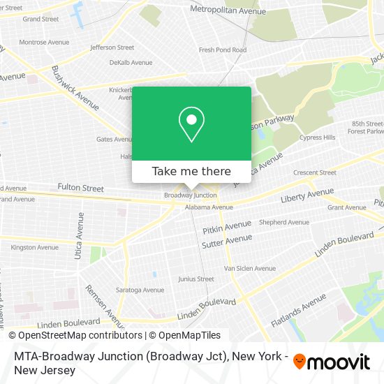 MTA-Broadway Junction (Broadway Jct) map