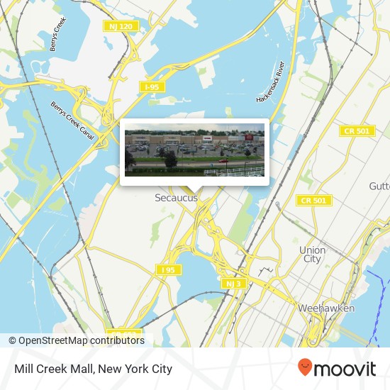 Mapa de Mill Creek Mall