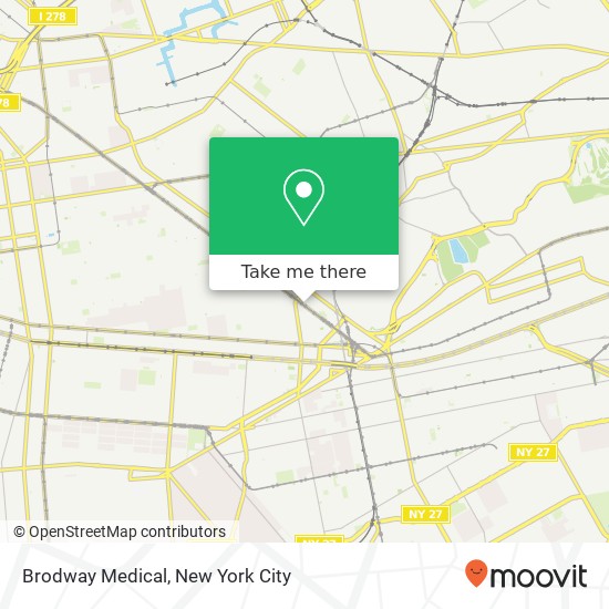 Mapa de Brodway Medical