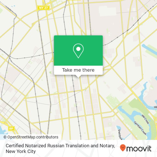 Mapa de Certified Notarized Russian Translation and Notary