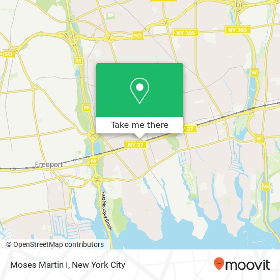 Mapa de Moses Martin I