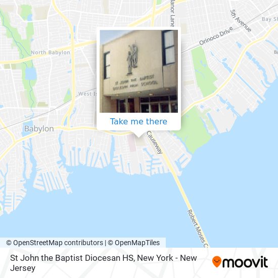 St John the Baptist Diocesan HS map