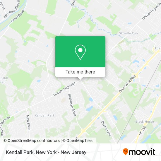 Mapa de Kendall Park