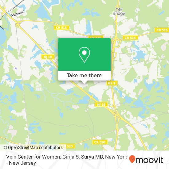 Vein Center for Women: Girija S. Surya MD map