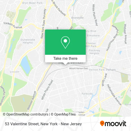 53 Valentine Street map