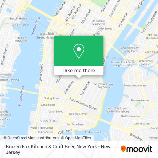 Brazen Fox Kitchen & Craft Beer map