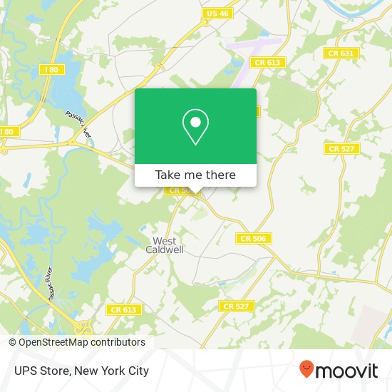 Mapa de UPS Store