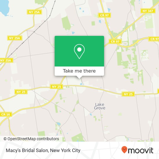 Macy's Bridal Salon map