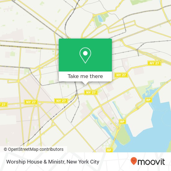 Worship House & Ministr map