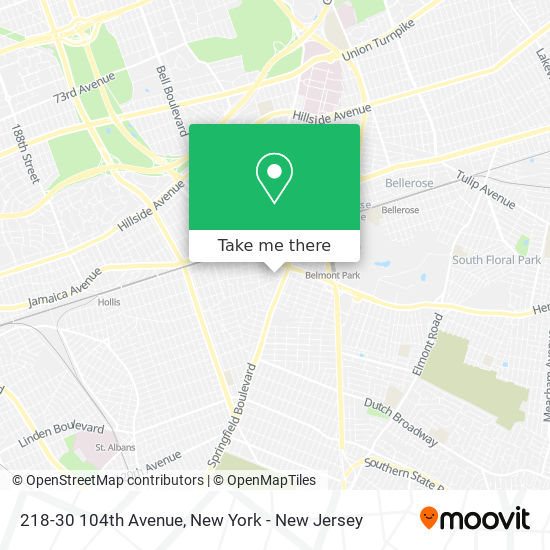 Mapa de 218-30 104th Avenue